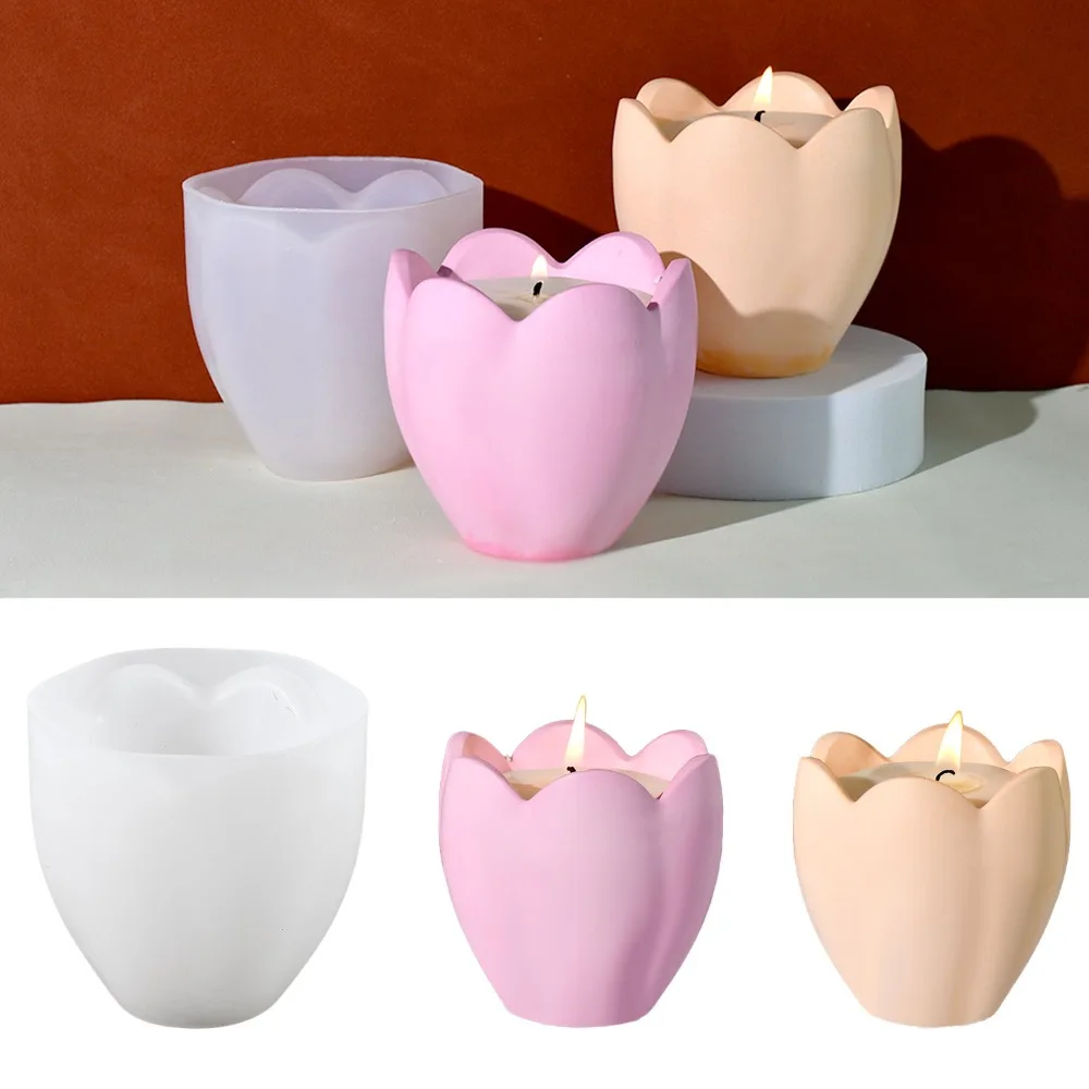 Soap Making Equipment For Beginners - Suporte de vela de tulipa, moldes