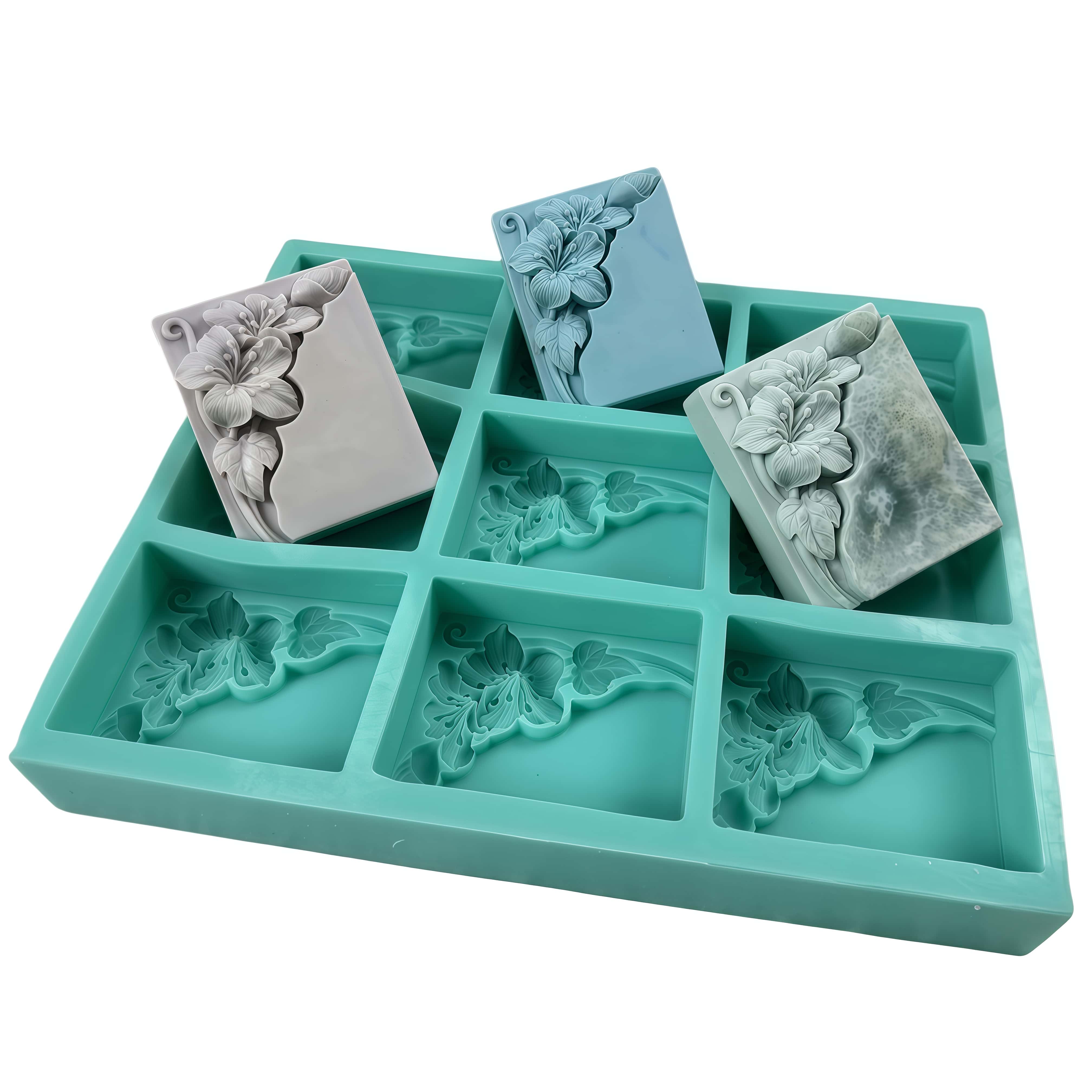 Soap Making Store - Molde de sabão flor de tungstênio
