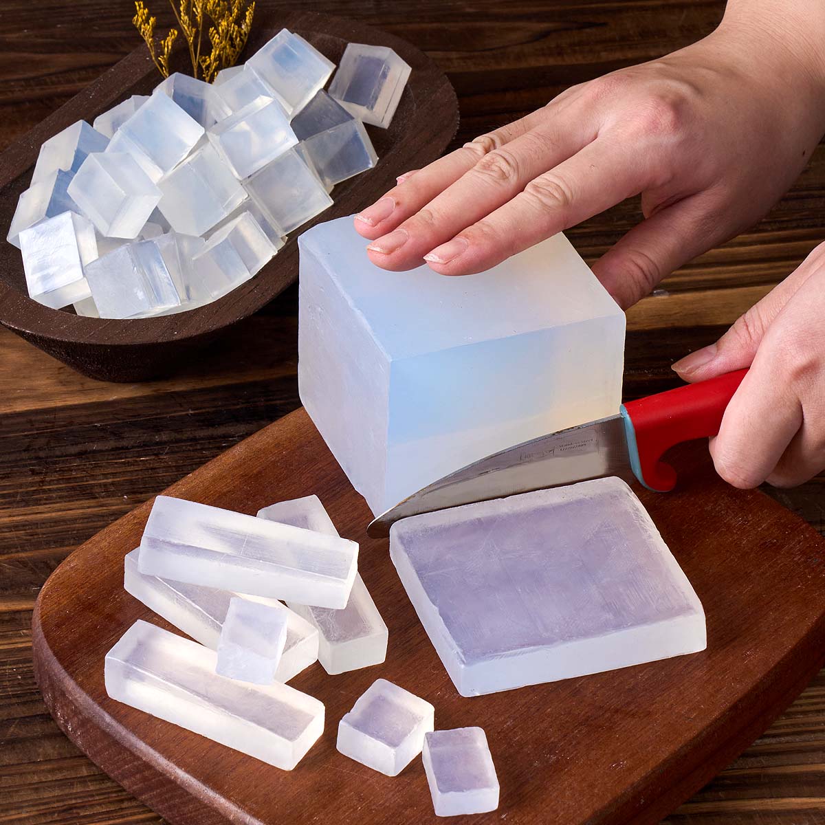 Soap Making Glycerin Base - Base de sabão de glicerina branca