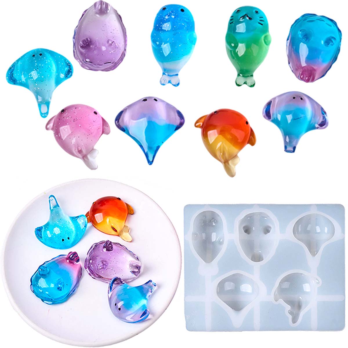 Soap Making Utensils - Molde de Silicone 3D de Raia