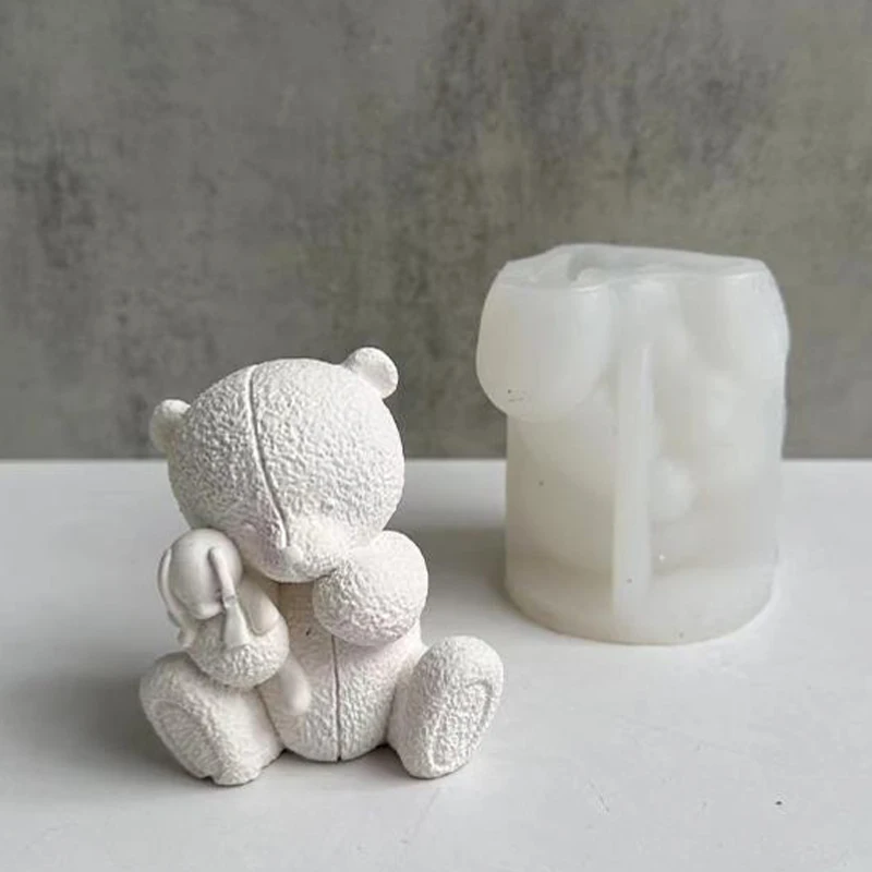 Soap Making Equipment For Beginners - Urso tecido vela molde de silicone