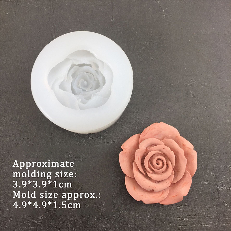 3D Rose Flower Shape Silicone  - Soap Making Utensils avaliação e preço