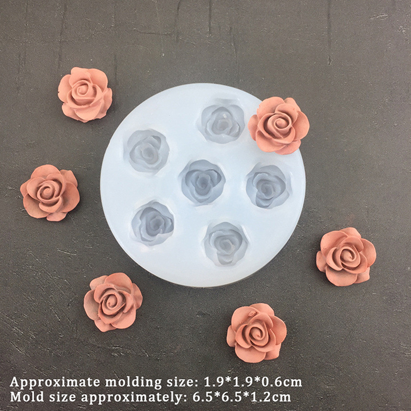 3D Rose Flower Shape Silicone  - Soap Making Utensils avaliação e preço
