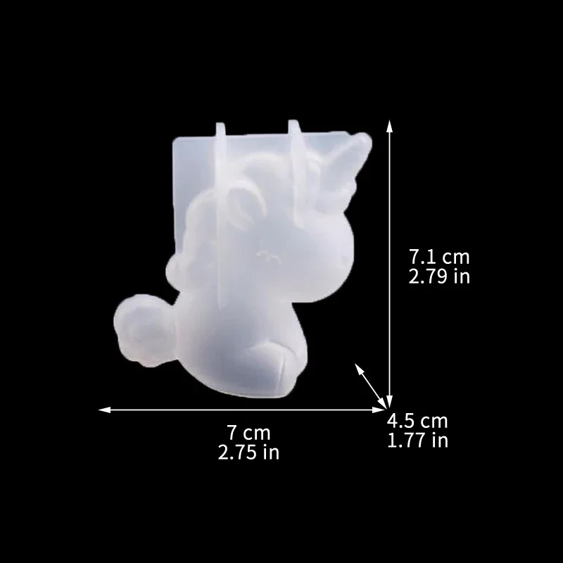 3d geométrico silicone unicórn - Soap Making Utensils avaliação e preço