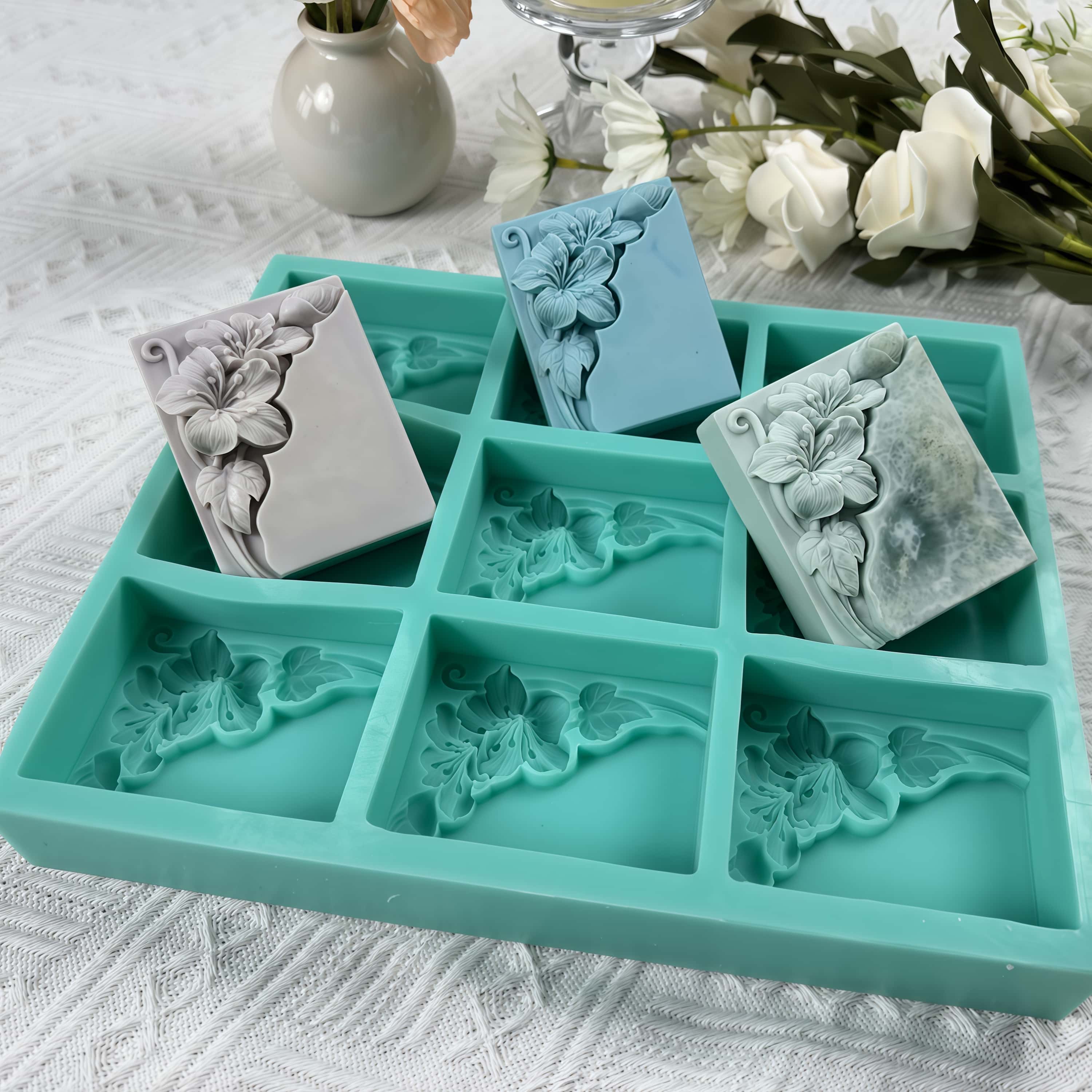 Molde de sabão flor de tungstê - Soap Making Store avaliação e preço