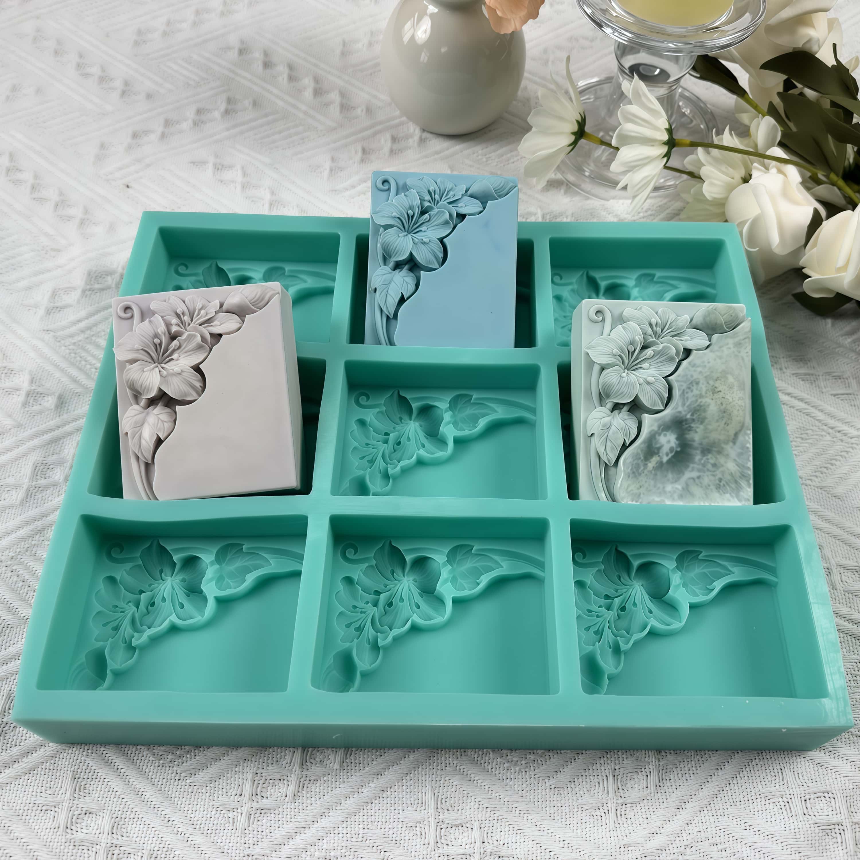 Molde de sabão flor de tungstê - Soap Making Store avaliação e preço