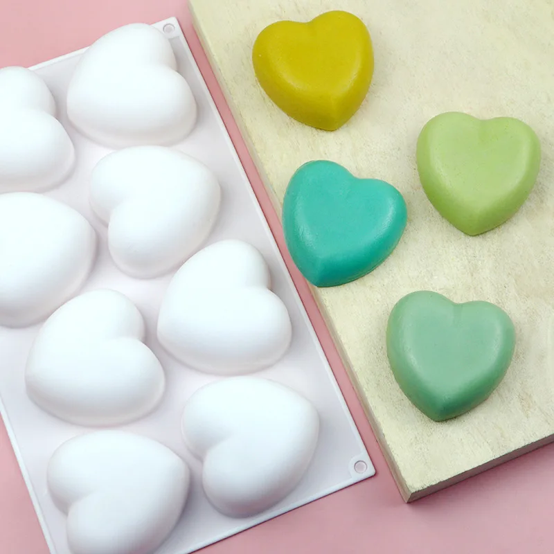 Amor coração silicone sabão mo - Soap Making Utensils avaliação e preço