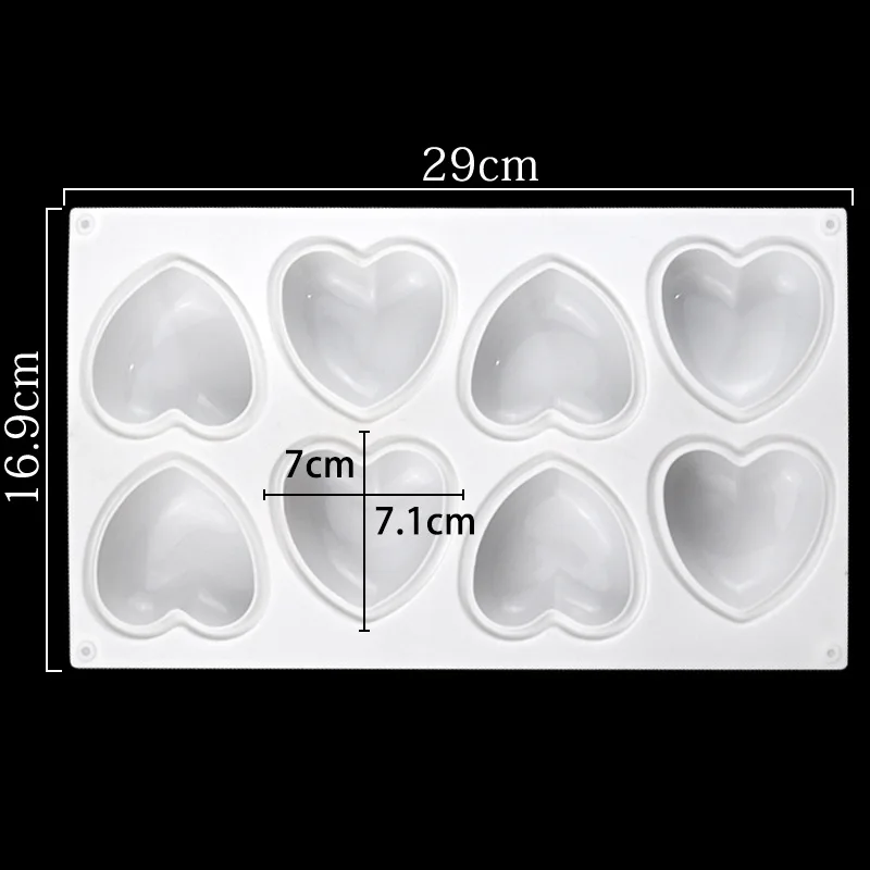 Amor coração silicone sabão mo - Soap Making Utensils avaliação e preço