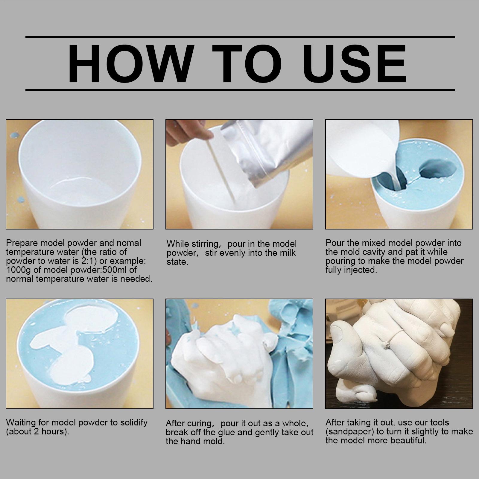 Kit de moldagem de mãos e pés  - Soap Making Equipment For Beginners avaliação e preço